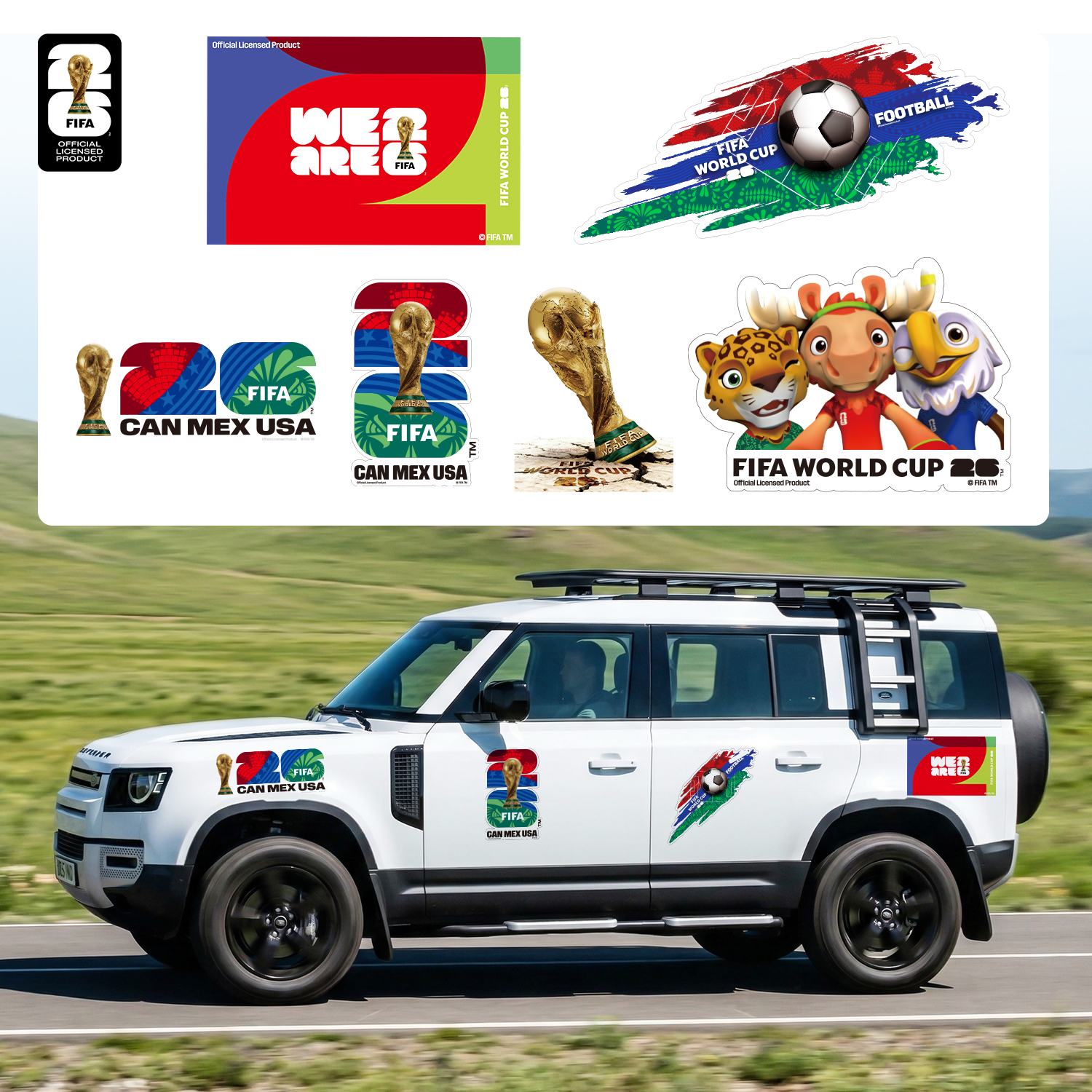 Car Accessories Nz - FIFA World Cup 2026 Car Decal