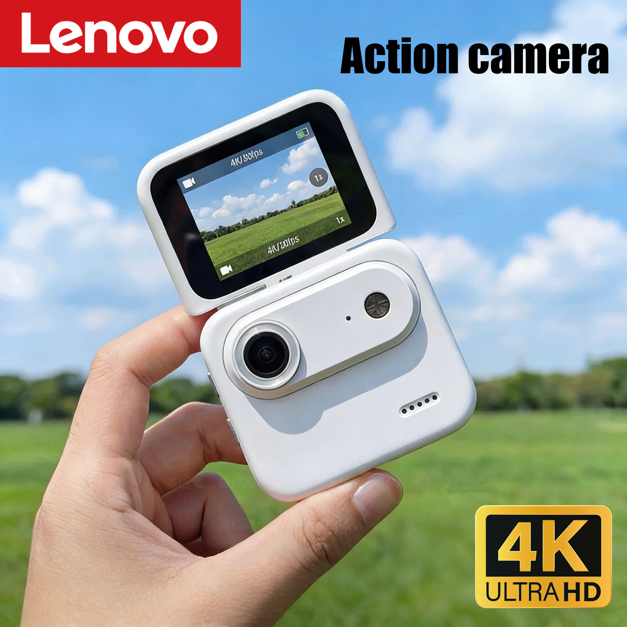 Car Accessories Online - Lenovo Mini Sports Camera 4K Ultra