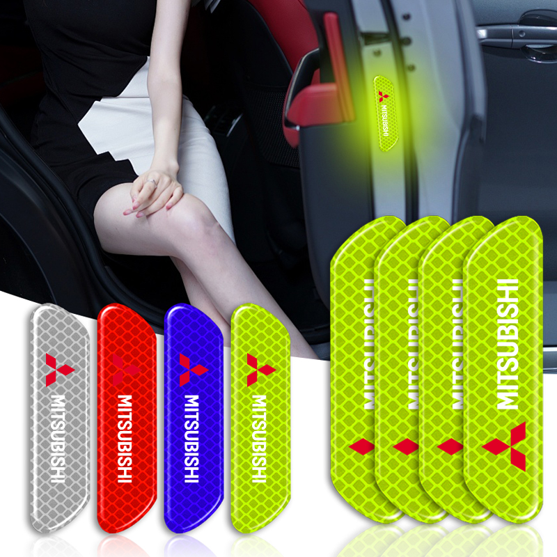 Car Accessories Nz - Car Door Reflective Sticker Night Light