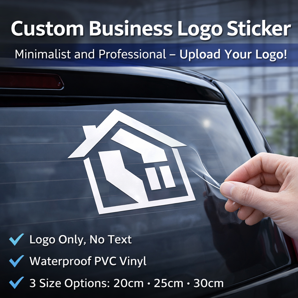 Car Accessories Nz - Custom Business Logo Sticker – Minimalist