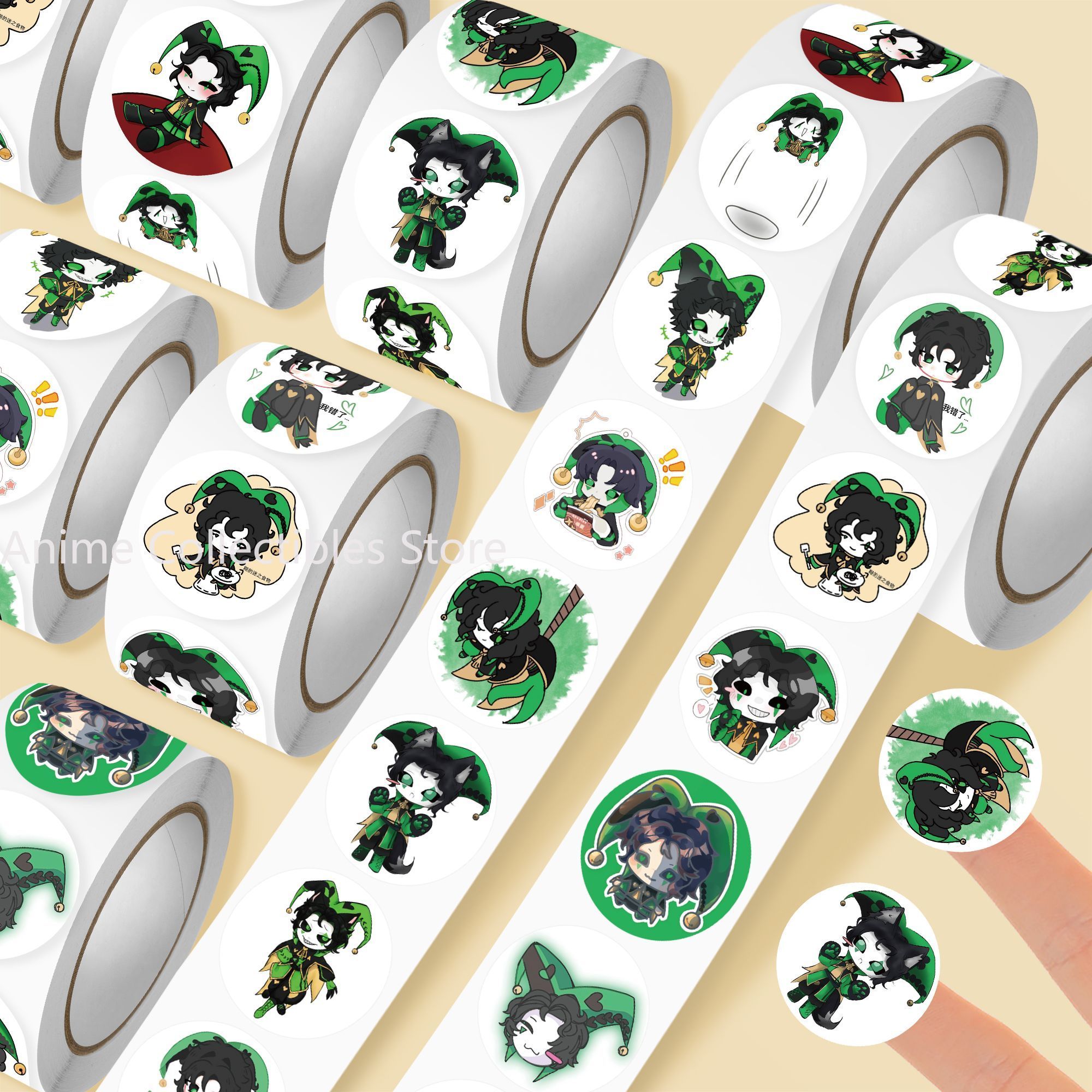 Car Accessories Nz - 500Pc/Roll Anime The Freak Circus‌ Harleguin