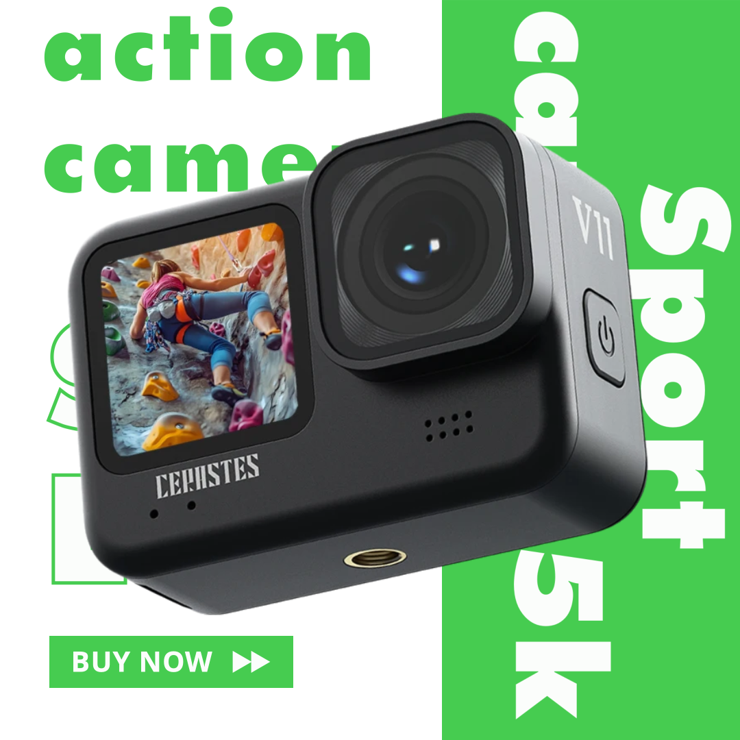 Car Accessories Online - action camera 5K Support Wi-Fi and