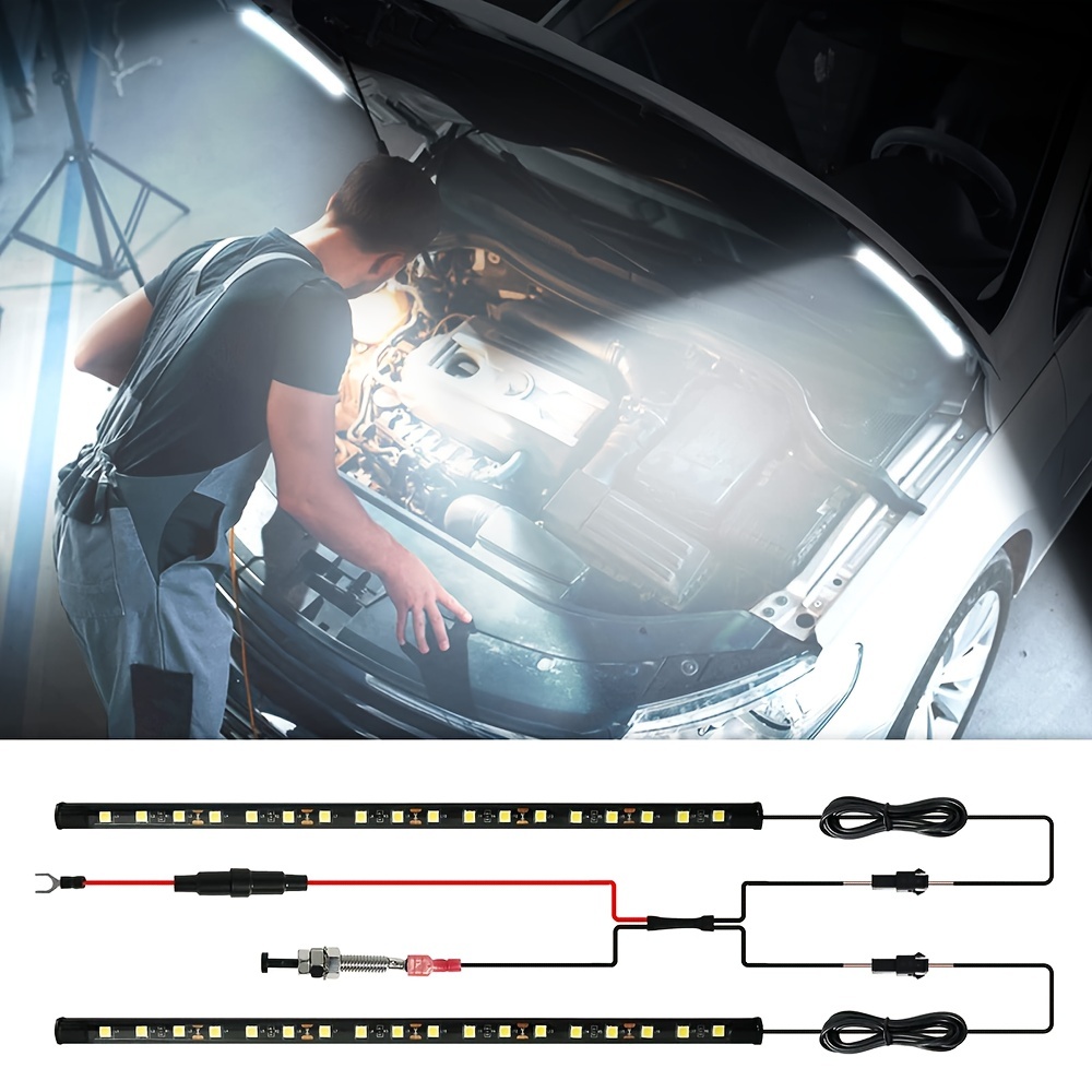 Car Accessories Online - 1set LED Car Under Hood Work