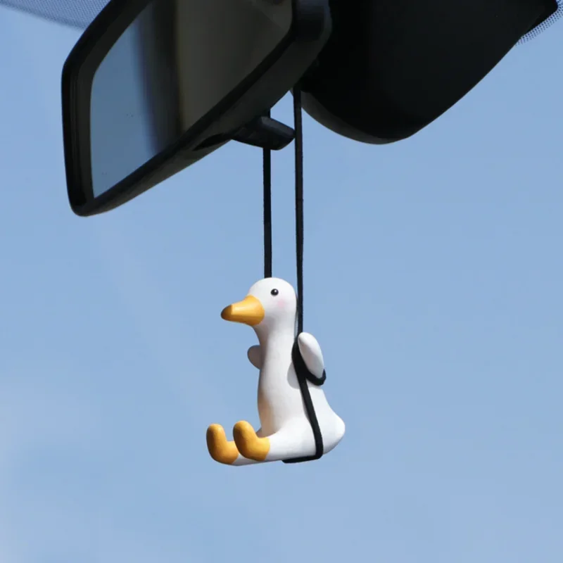 Cute Swinging Duck Pendant - F - Car Accessories Mirror Hanging reseña y precio