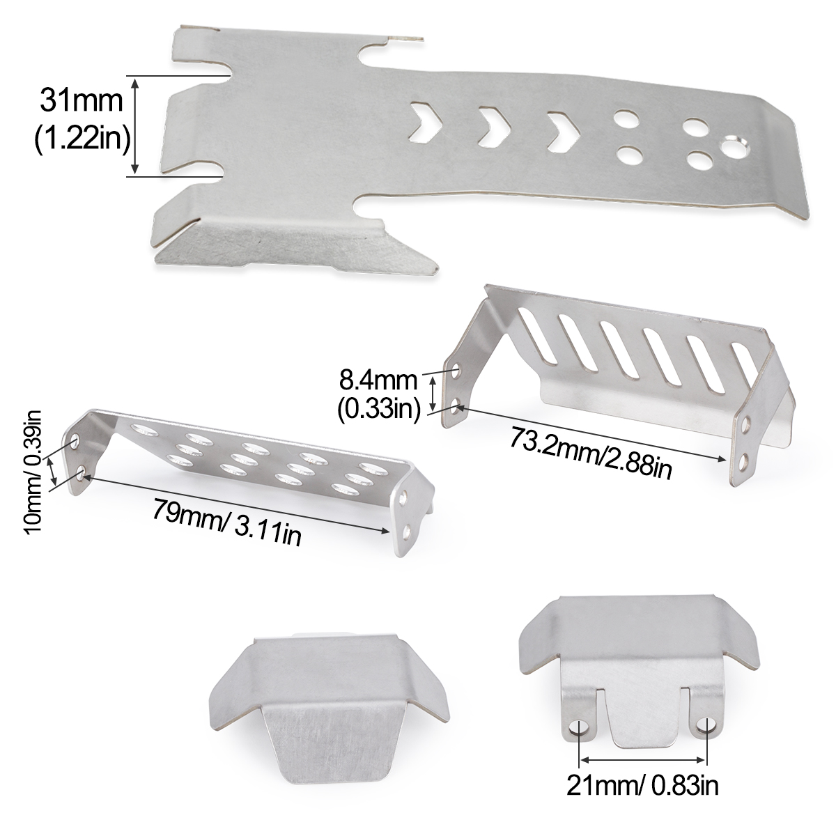 Stainless Steel Axle Protector - Car Accessories Phoenix reseña y precio