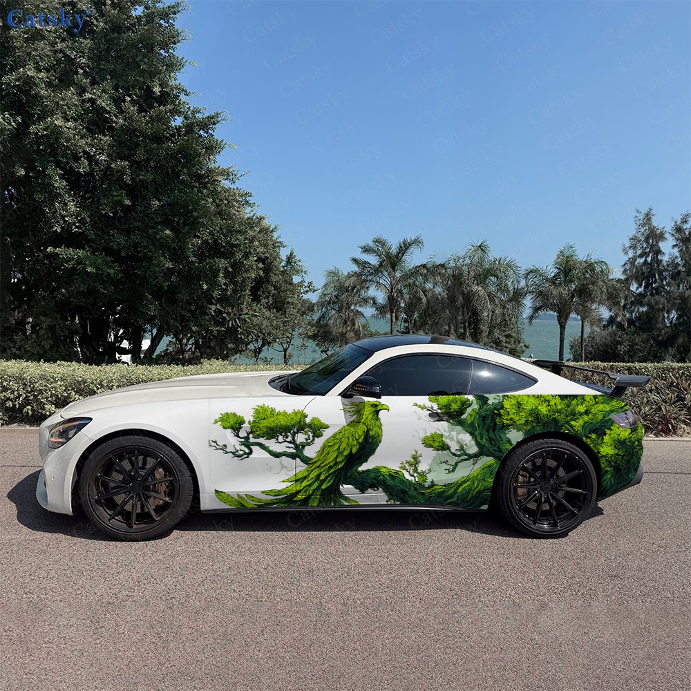 2pcs Forest Phoenix Green Natu - Car Accessories Phoenix reseña y precio