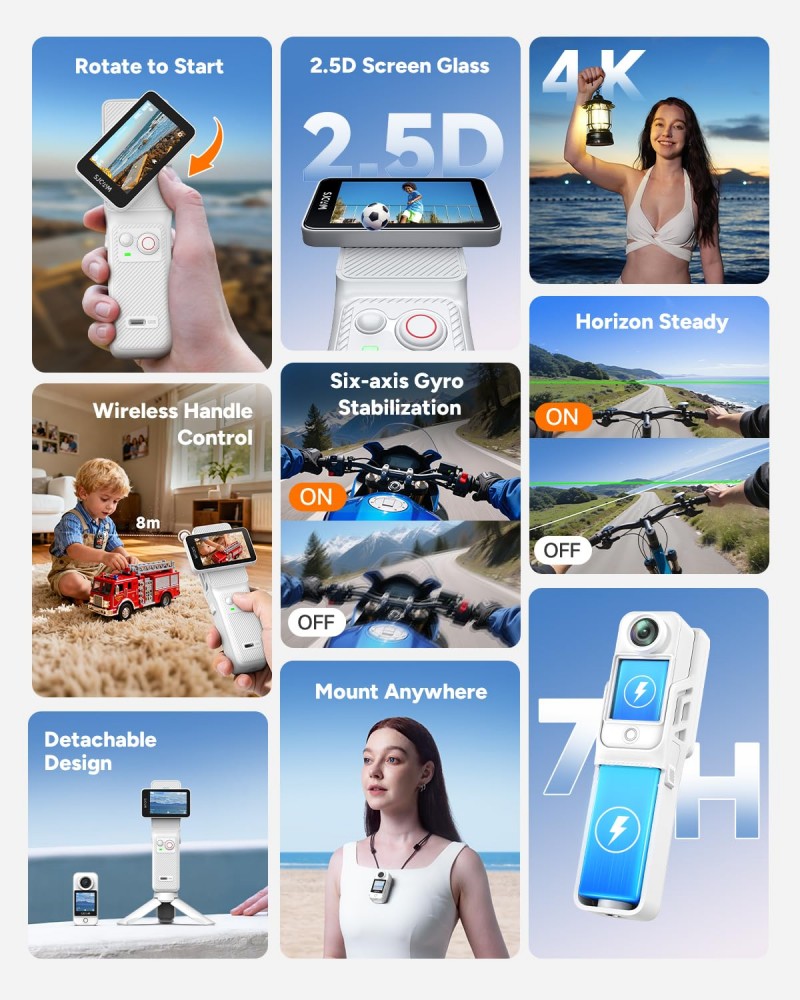 SJCAM New White C400 Pocket Ha - Car Accessories Online reseña y precio