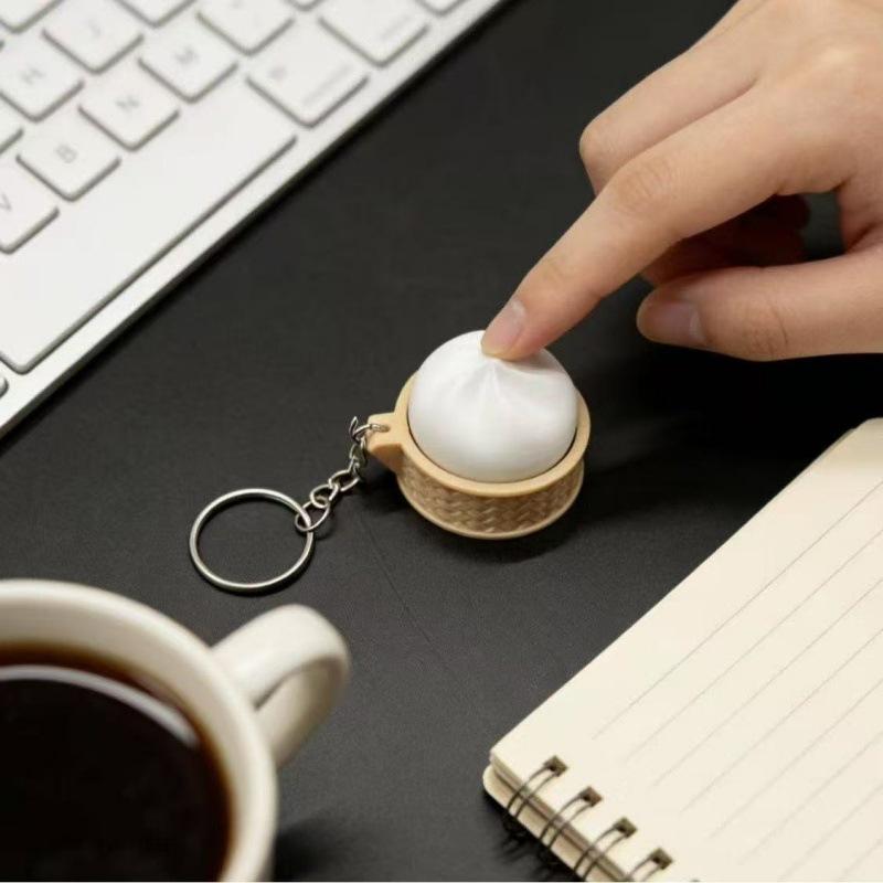Colorful Bun Clicker Keychain  - Car Accessories Bunnings reseña y precio