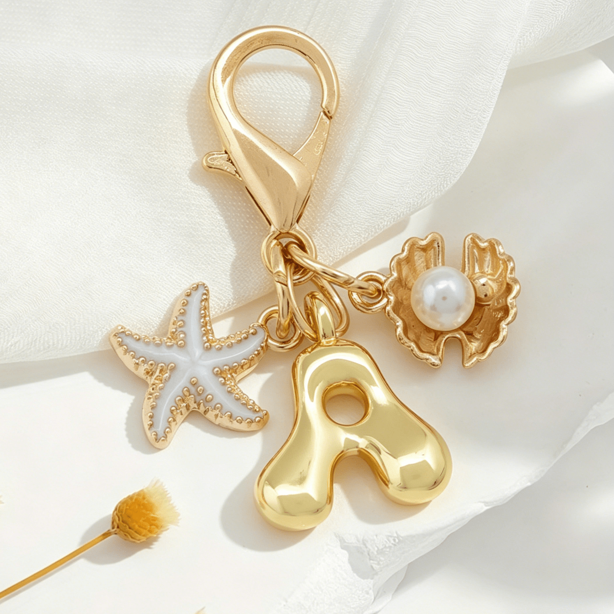 1pc A-Z Letter Gold Bubble Alp - Car Accessories Shop reseña y precio