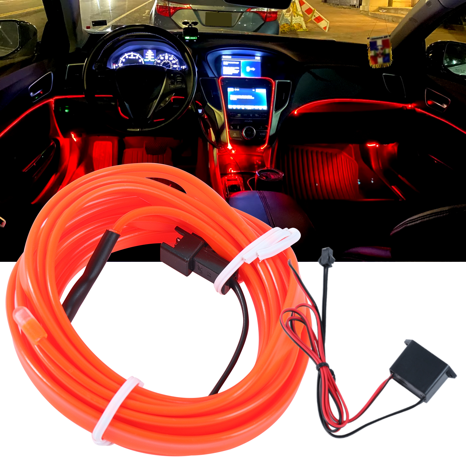 Car Interior Strip Light Ambie - Led Interior Ambient Light reseña y precio