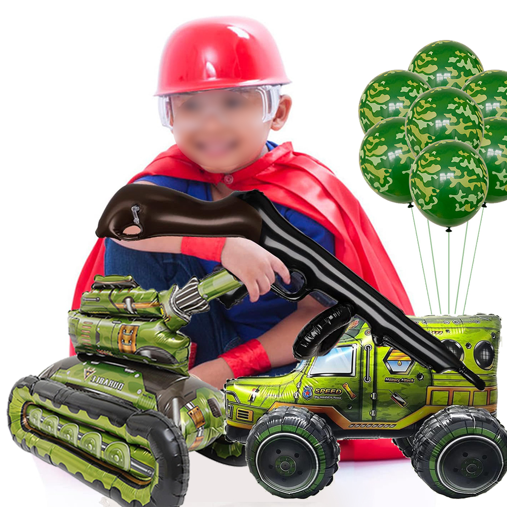 Army Camouflage Party Foil Tan - Car Accessories Banner reseña y precio