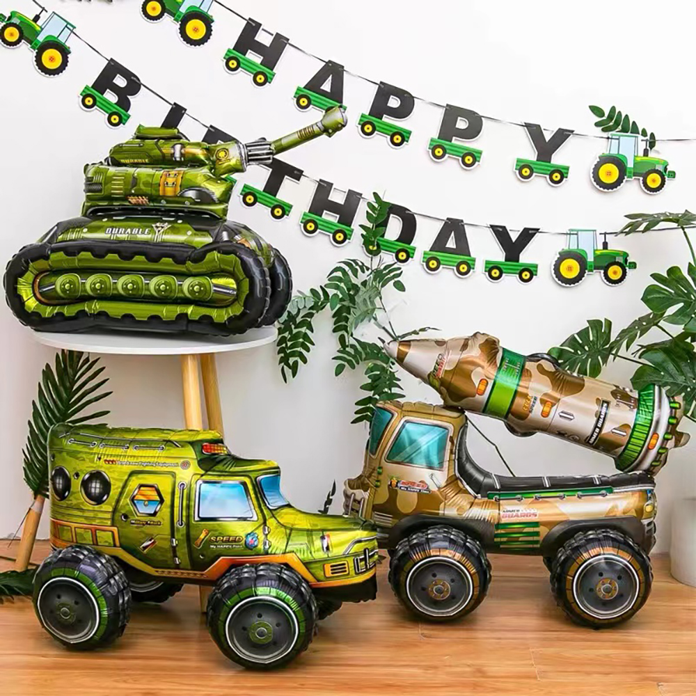Army Camouflage Party Foil Tan - Car Accessories Banner reseña y precio