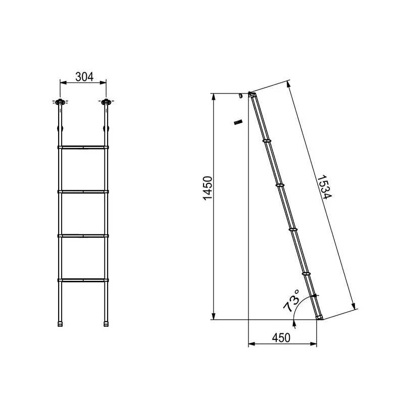 FORRV indoor ladder, step-by-s - Car Accessories Bunnings reseña y precio