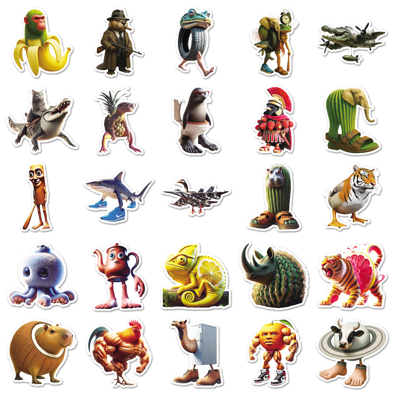 50PCS Italian Brainrot Sticker - Car Accessories Nz reseña y precio