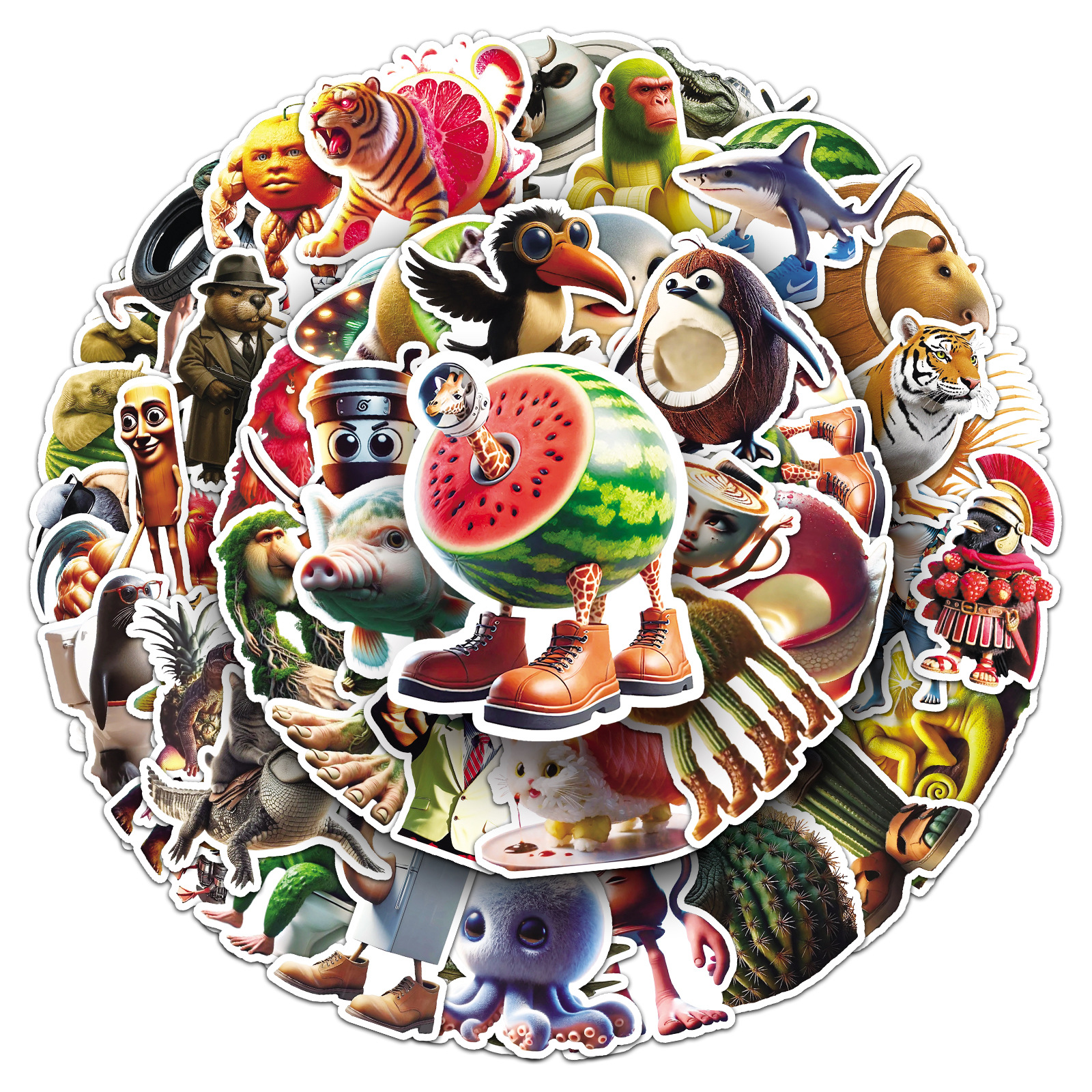 50PCS Italian Brainrot Sticker - Car Accessories Nz reseña y precio