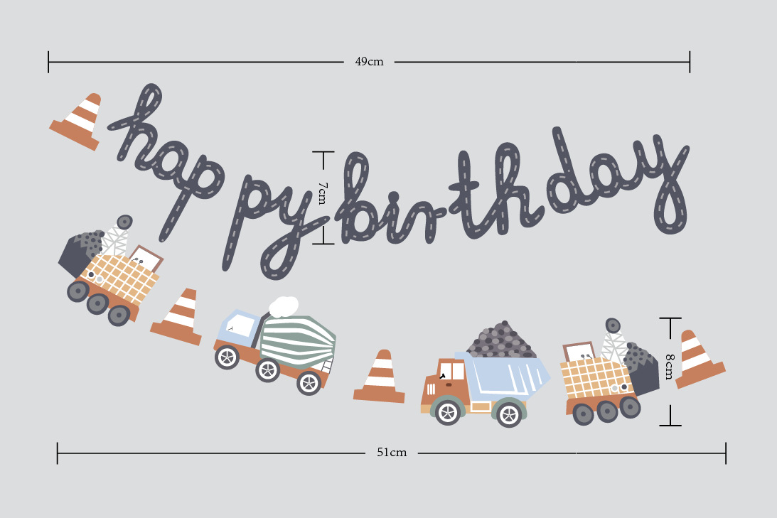 1set Happy Birthday Party Pape - Car Accessories Banner reseña y precio