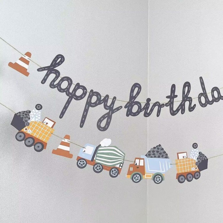1set Happy Birthday Party Pape - Car Accessories Banner reseña y precio