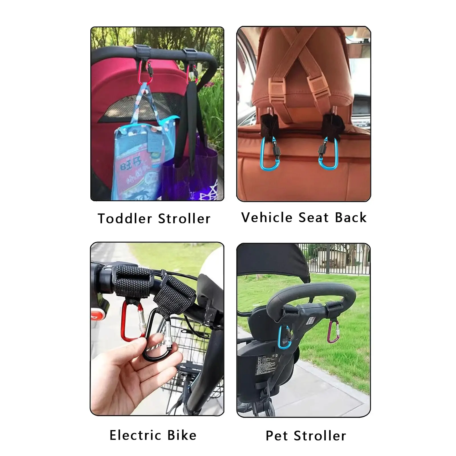 Baby Stroller Hooks Bag Hooks  - Car Accessories Shop reseña y precio