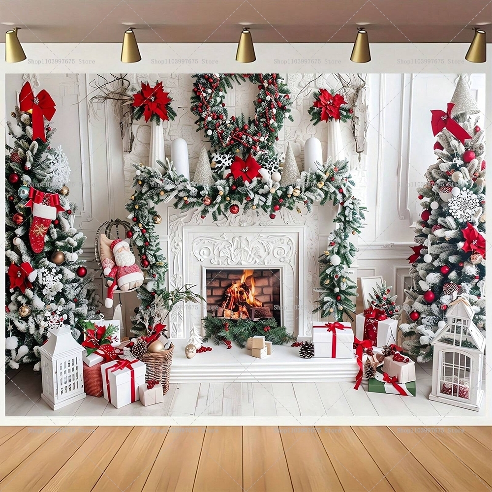 Merry Christmas Backdrops Wond - Car Accessories Banner reseña y precio