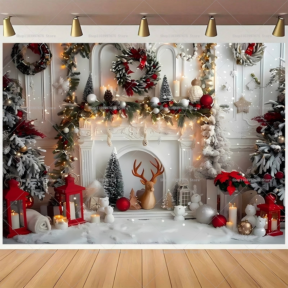 Merry Christmas Backdrops Wond - Car Accessories Banner reseña y precio