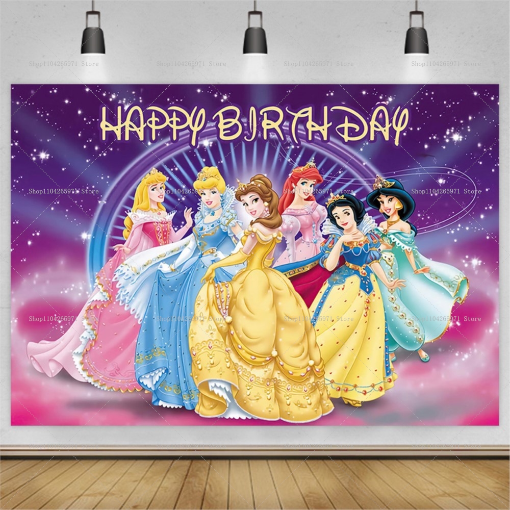Disney Princess Serie Birthday - Car Accessories Banner reseña y precio