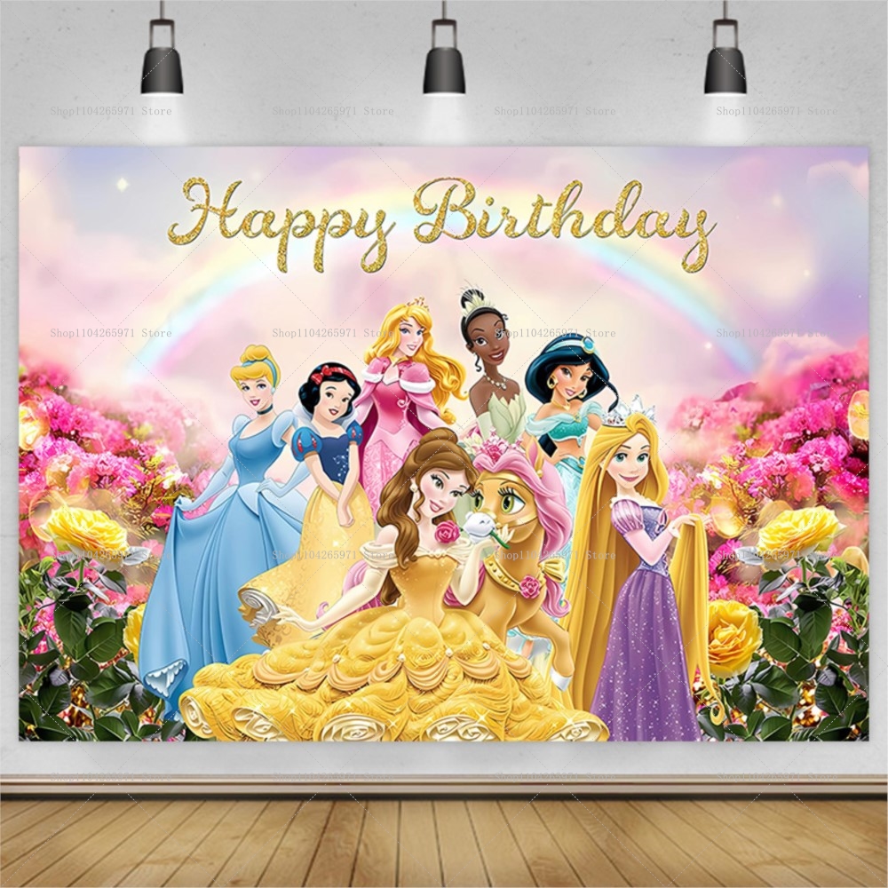 Disney Princess Serie Birthday - Car Accessories Banner reseña y precio
