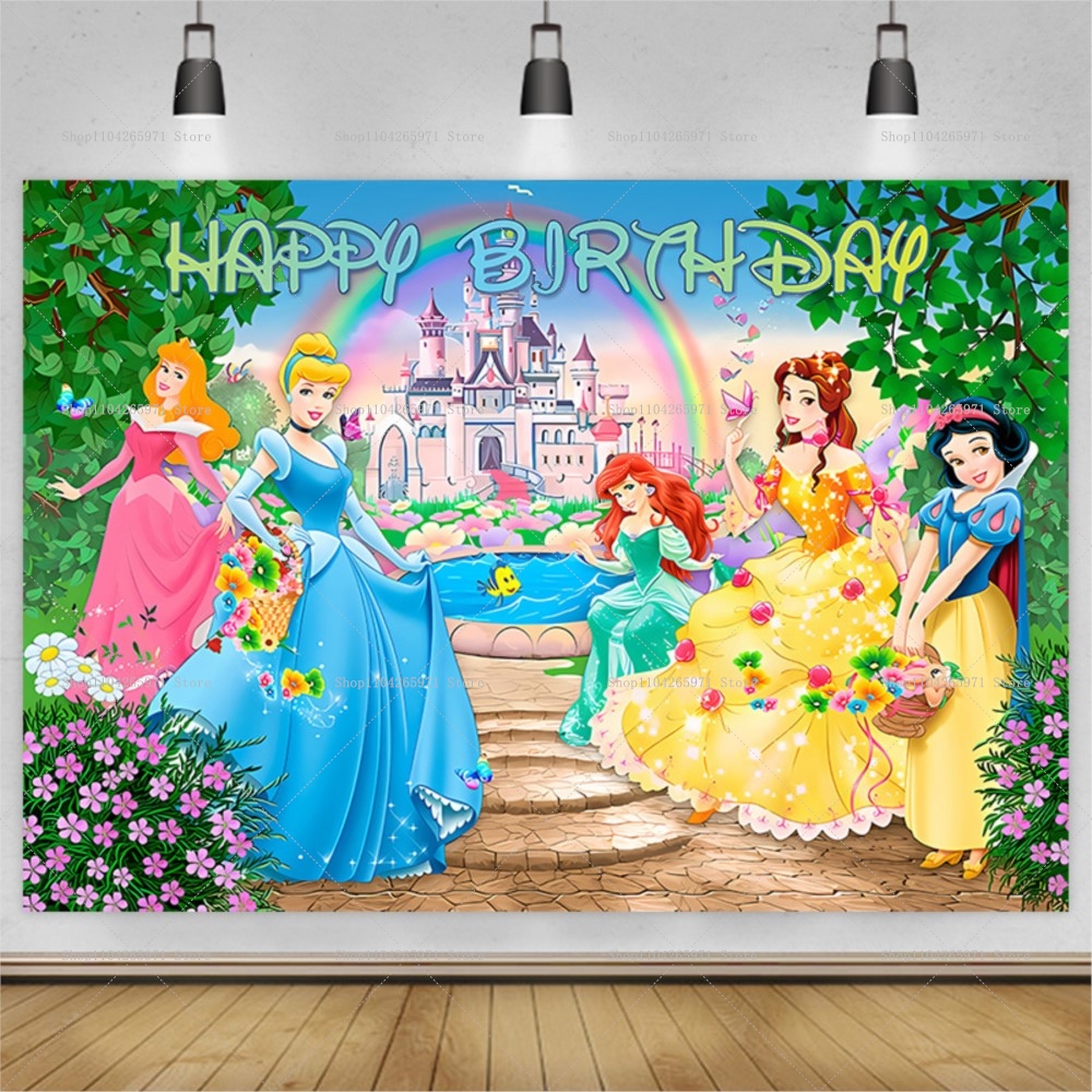 Disney Princess Serie Birthday - Car Accessories Banner reseña y precio
