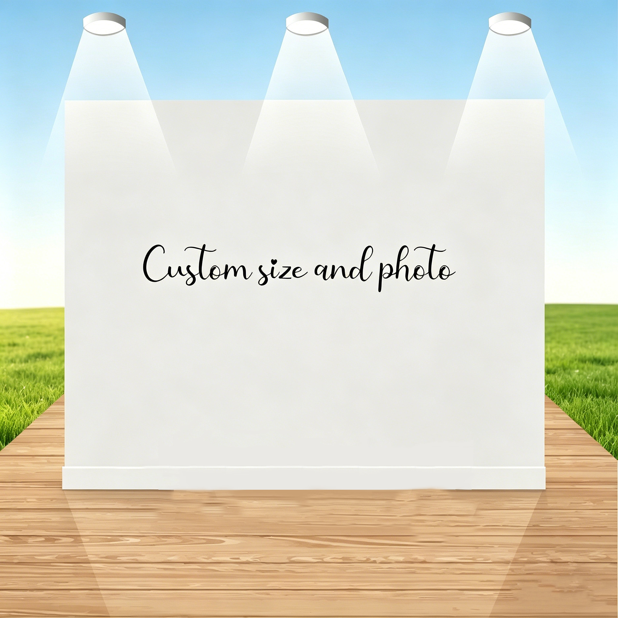 Custom Photo Backdrop, Persona - Car Accessories Banner reseña y precio