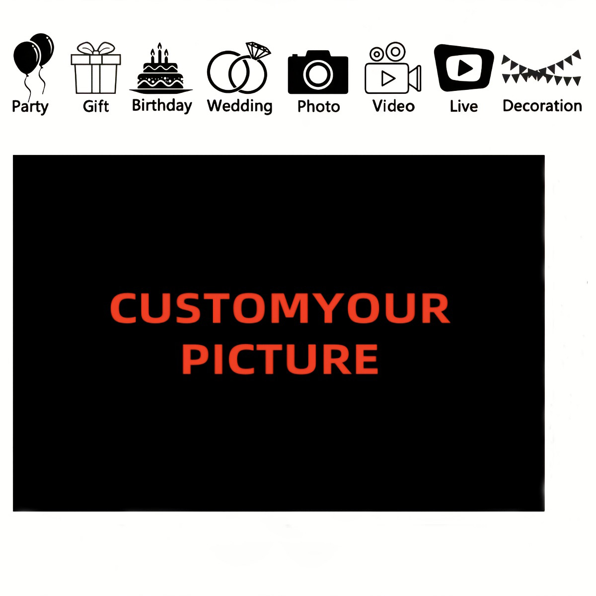 Custom Photo Backdrop, Persona - Car Accessories Banner reseña y precio