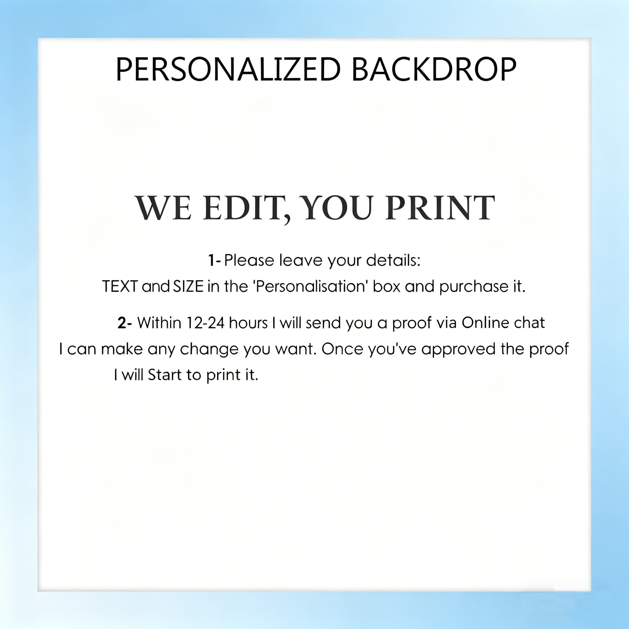 Custom Photo Backdrop, Persona - Car Accessories Banner reseña y precio
