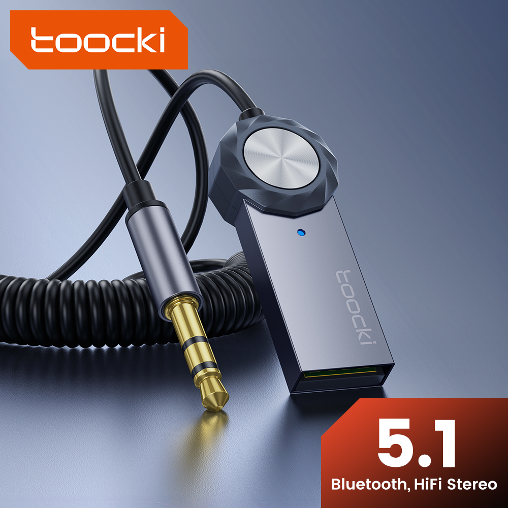 TOOCKI Bluetooth Aux Adapter B - Car Accessories Online reseña y precio