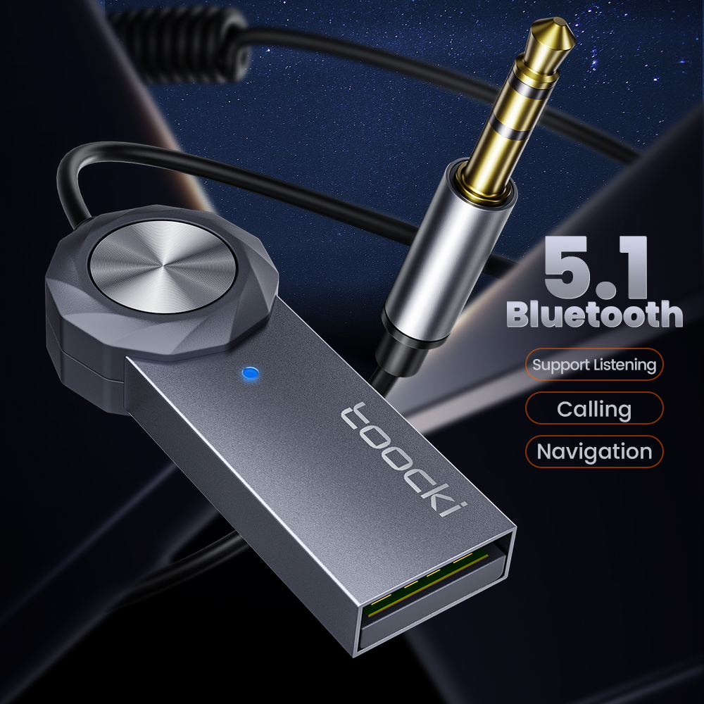 TOOCKI Bluetooth Aux Adapter B - Car Accessories Online reseña y precio
