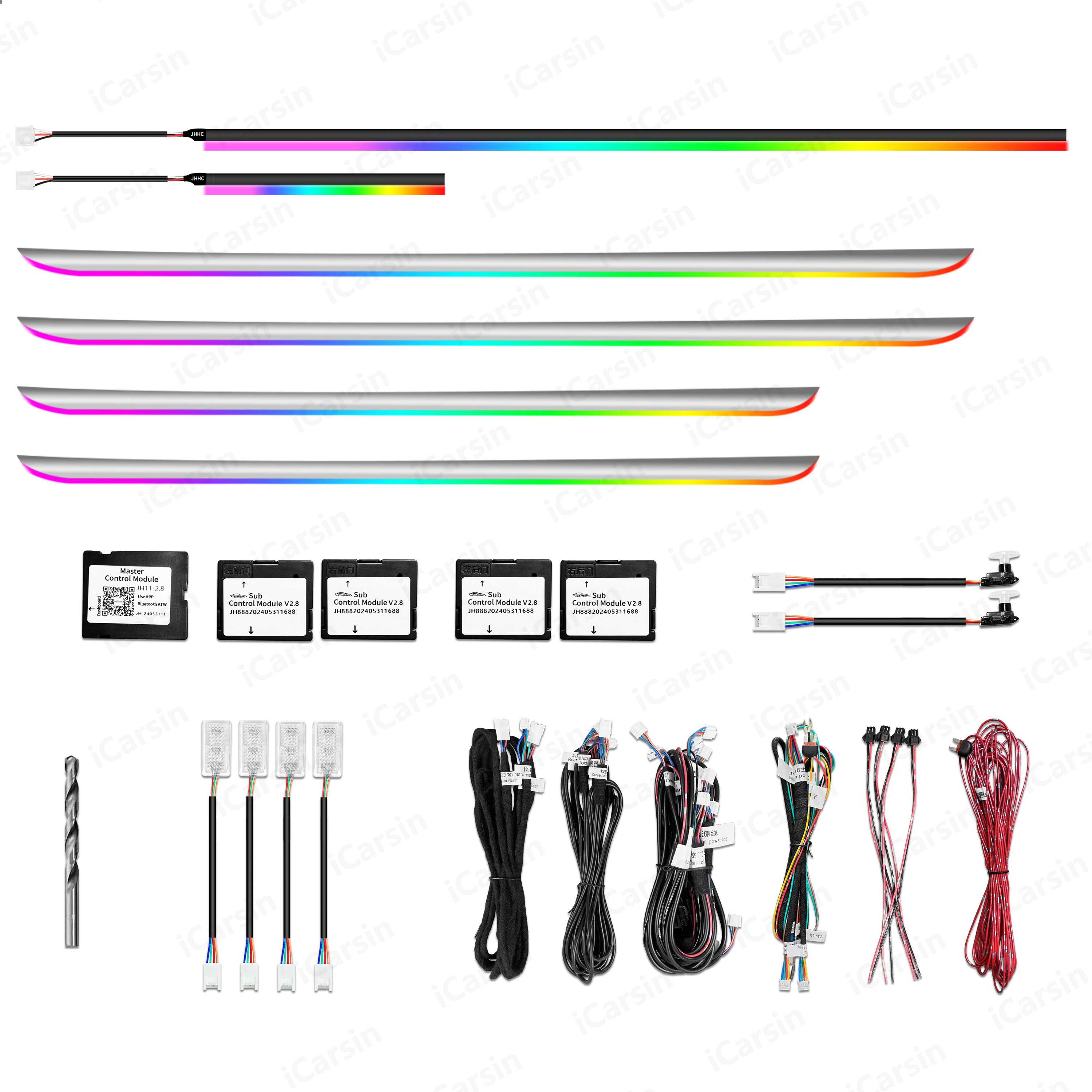 ICarsin Upgrade 256 Colors Sym - Led Interior Ambient Light reseña y precio