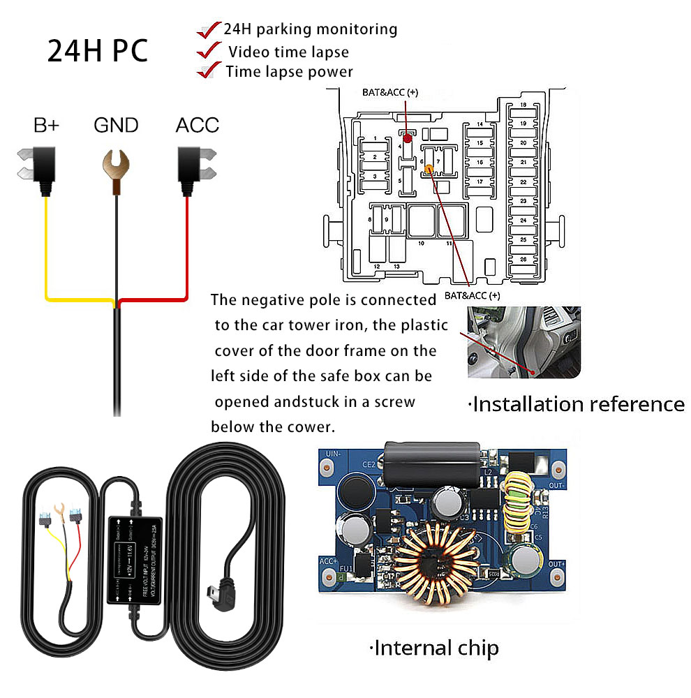 HGDO Dash Cam Hard Wire Kit Mi - Car Accessories Online reseña y precio