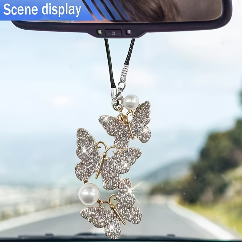 Butterfly Car Hanging Pendant  - Car Accessories Mirror Hanging reseña y precio
