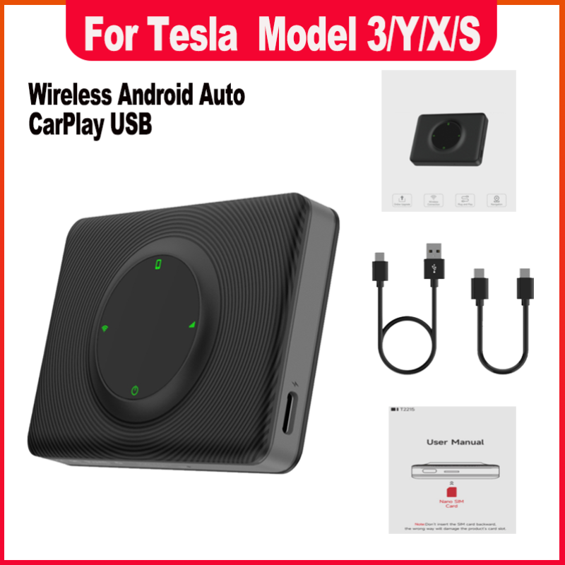 Wireless Android Auto & CarPla - Car Accessories Online reseña y precio