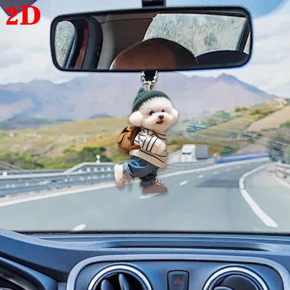 Creative Puppy Backpack 2D Rea - Car Accessories Mirror Hanging reseña y precio
