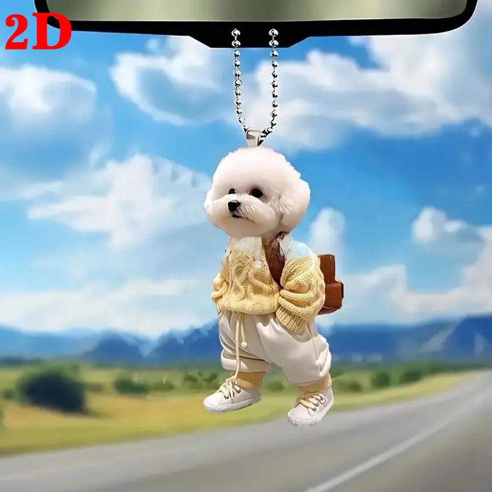 Creative Puppy Backpack 2D Rea - Car Accessories Mirror Hanging reseña y precio