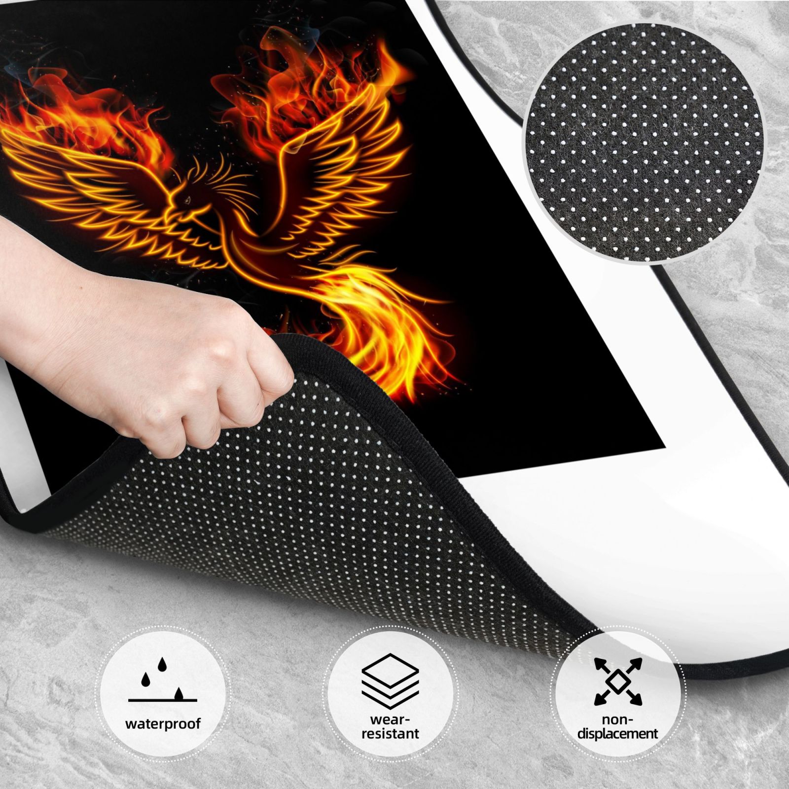 Flame Bird Fire Phoenix Print  - Car Accessories Phoenix reseña y precio