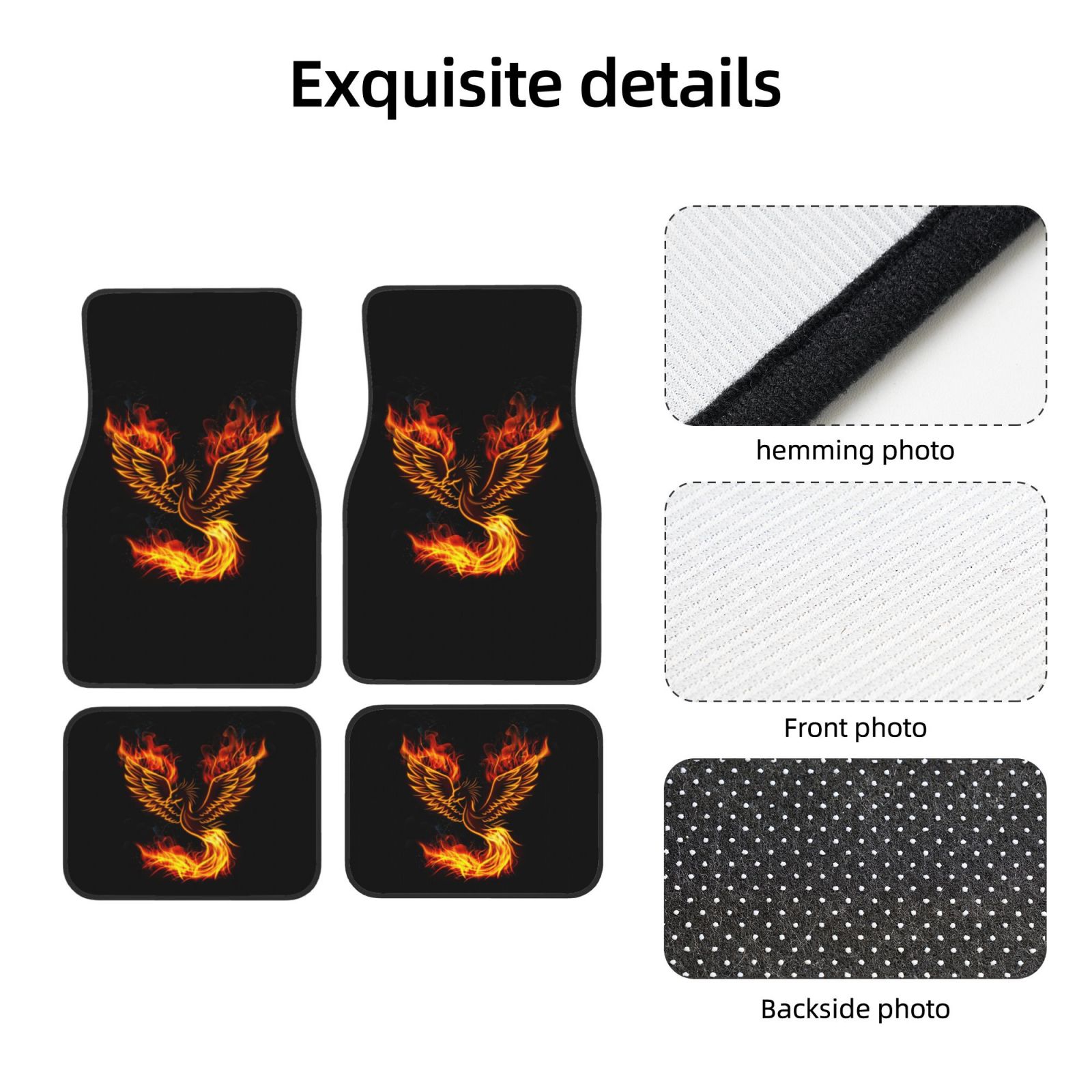 Flame Bird Fire Phoenix Print  - Car Accessories Phoenix reseña y precio