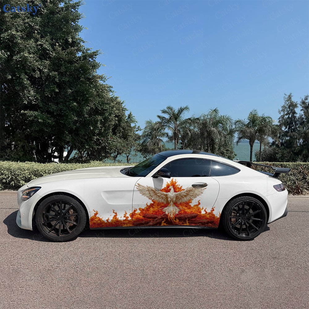 2pcs Blazing Divine Phoenix Ca - Car Accessories Phoenix reseña y precio