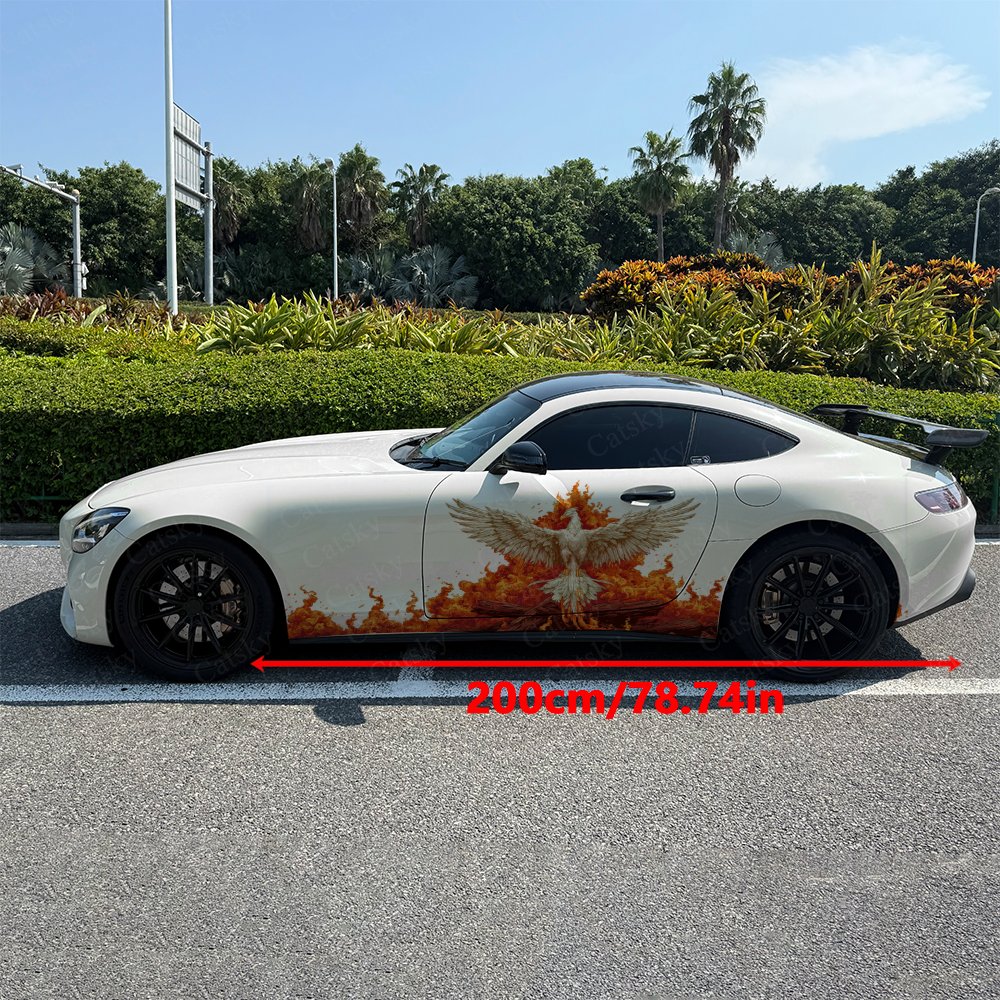 2pcs Blazing Divine Phoenix Ca - Car Accessories Phoenix reseña y precio
