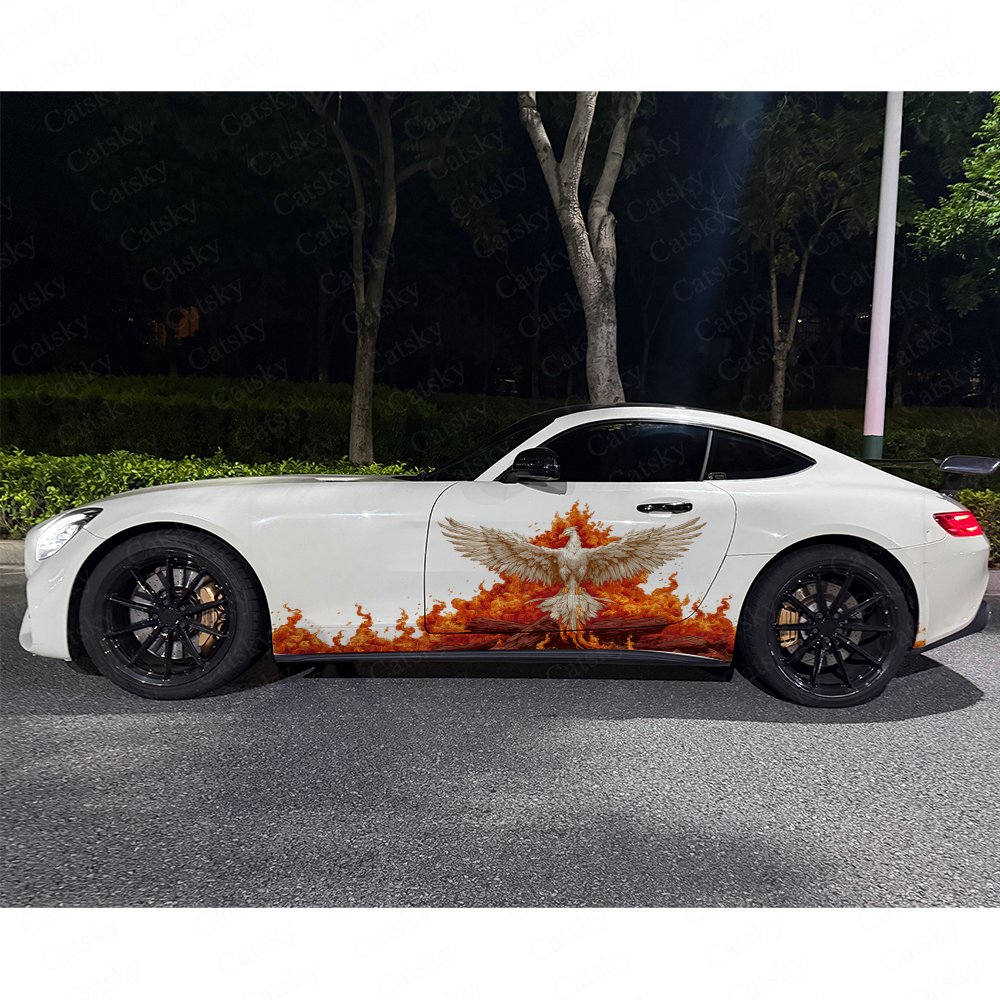 2pcs Blazing Divine Phoenix Ca - Car Accessories Phoenix reseña y precio