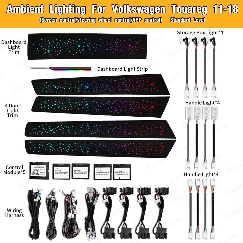 ICarsin Upgrade Symphony LED C - Led Interior Ambient Light reseña y precio