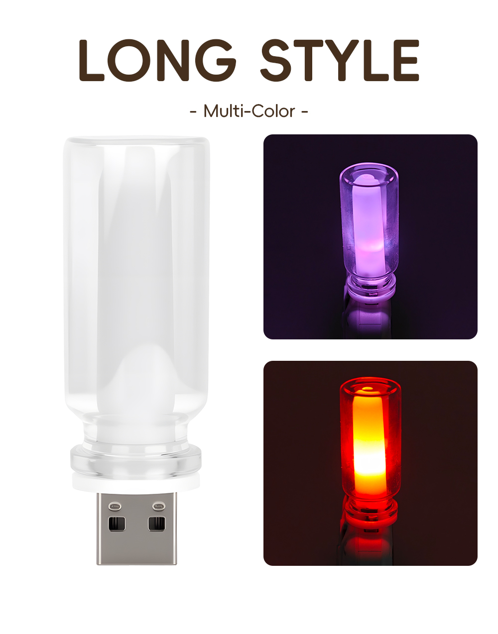 USB LED Flash Candles Light Bu - Led Interior Ambient Light reseña y precio