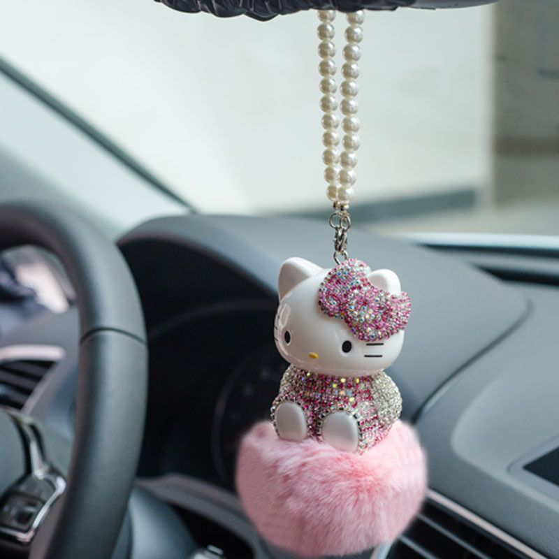 Hello Kitty Car Pendant Decora - Car Accessories Mirror Hanging reseña y precio