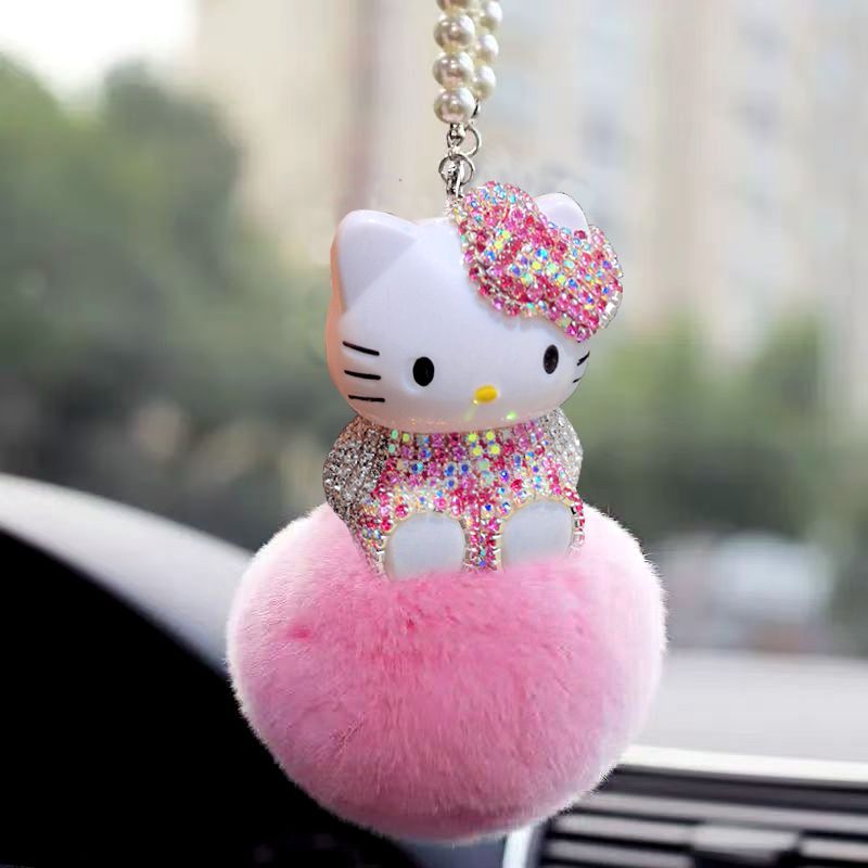 Hello Kitty Car Pendant Decora - Car Accessories Mirror Hanging reseña y precio