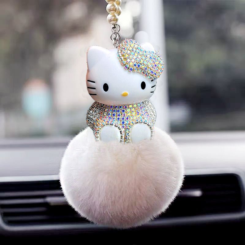 Hello Kitty Car Pendant Decora - Car Accessories Mirror Hanging reseña y precio