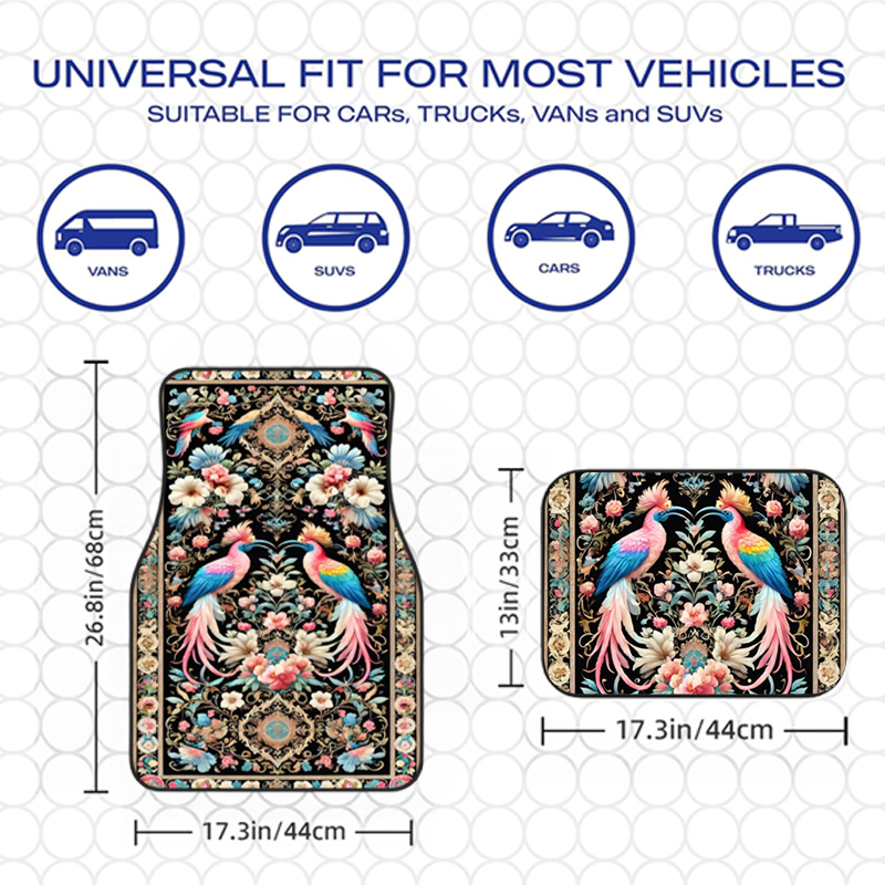 Vintage Phoenix Peony Floral C - Car Accessories Phoenix reseña y precio