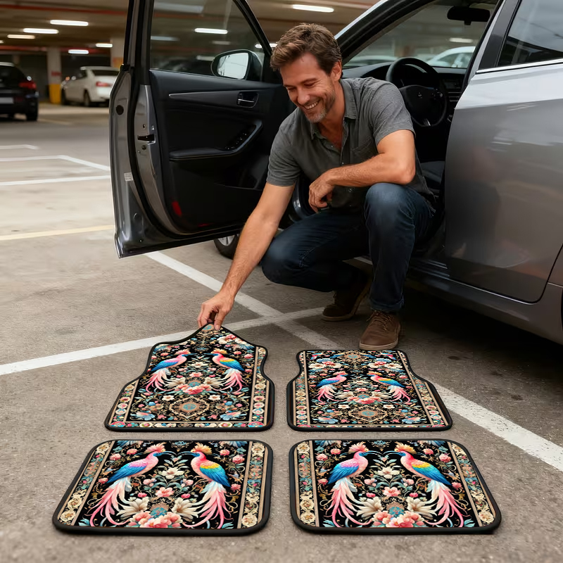 Vintage Phoenix Peony Floral C - Car Accessories Phoenix reseña y precio